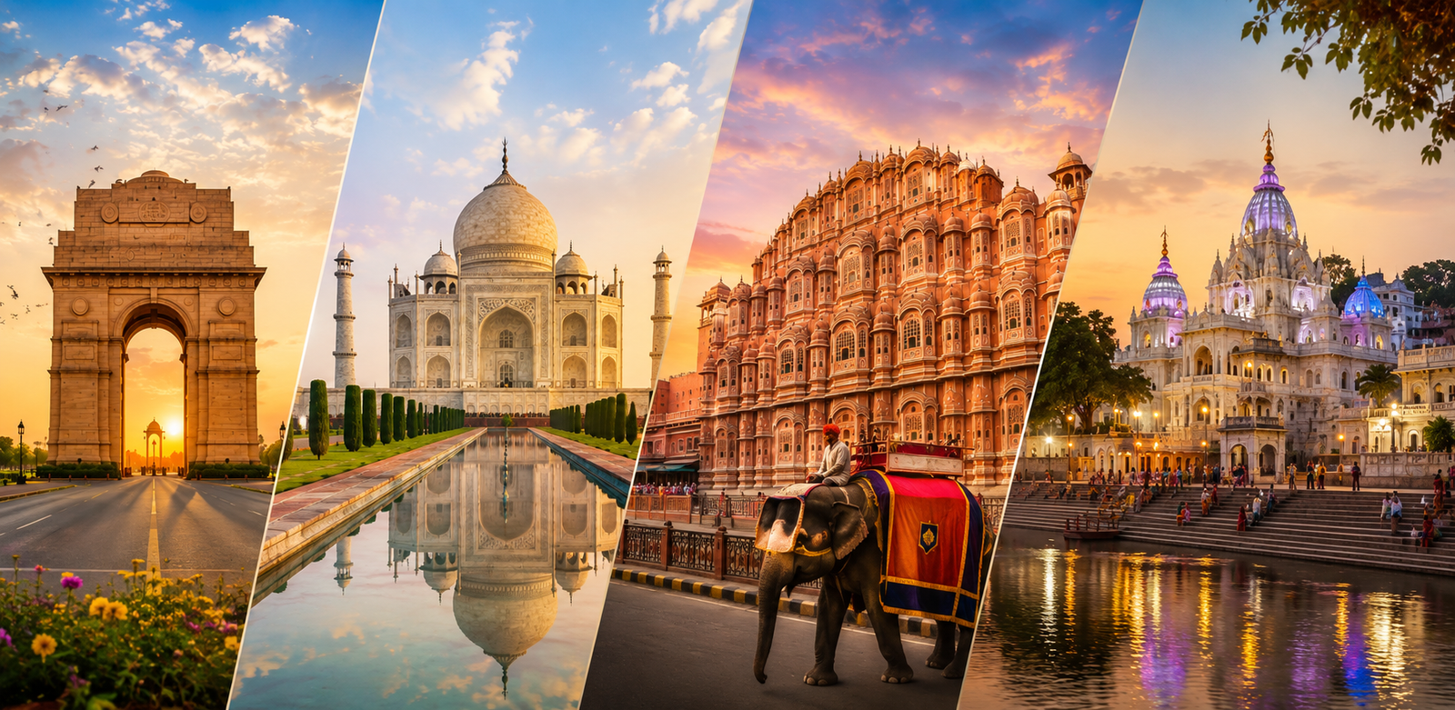 Golden Triangle With Vrindavan
